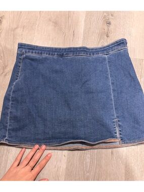 AE next level stretch jean skort